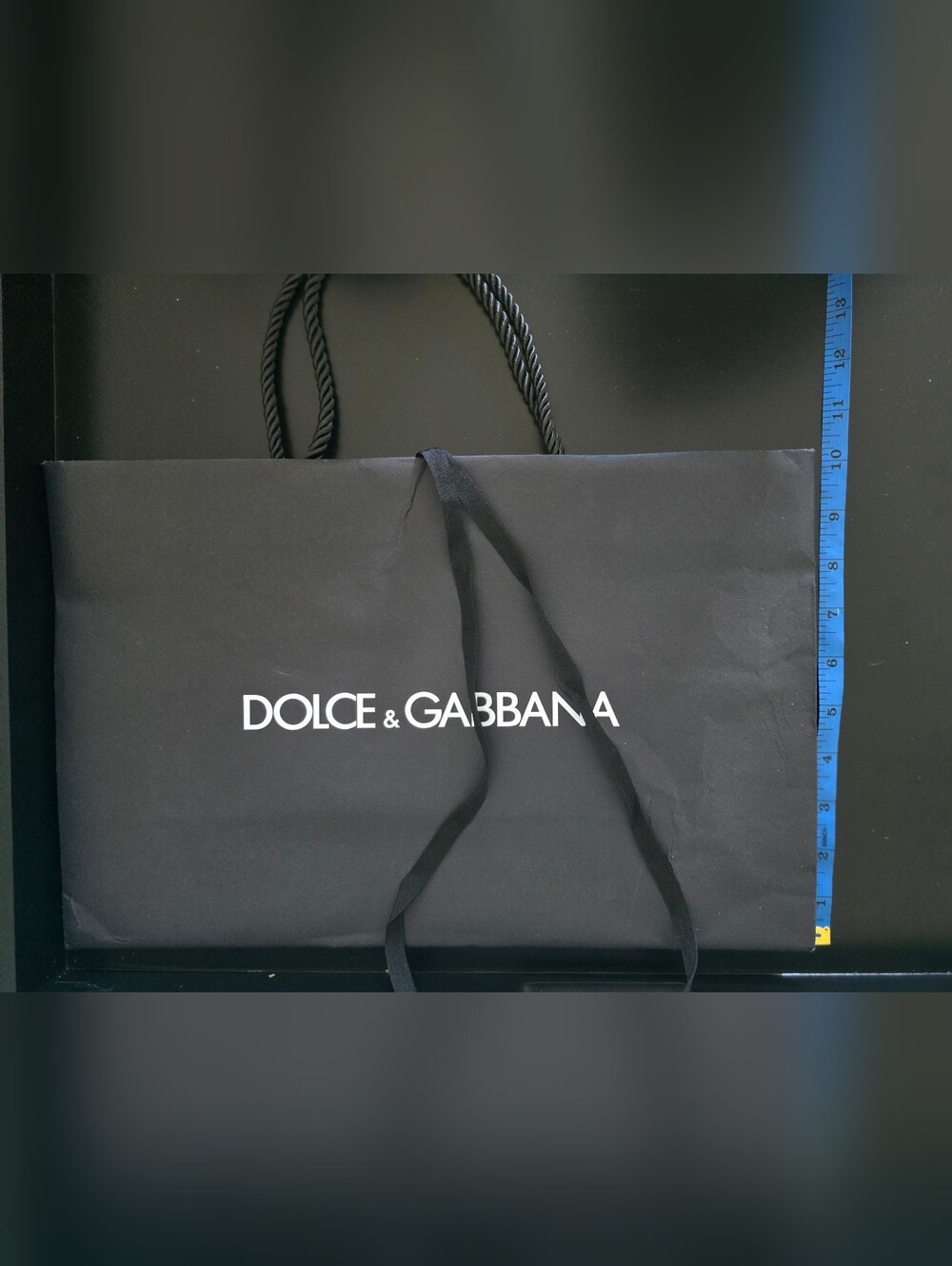 Dolce & Gabbana Black Gift Bag